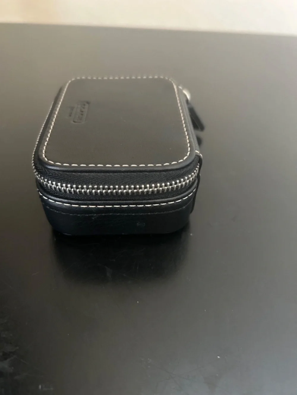 Coach Leather Black Pill Case. Vintage.